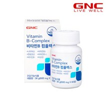 [GNC] 비타민B 컴플렉스 (60정) 30일분, 없음, 색상:단일상품