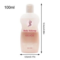 바디 메이크업 파운데이션 워터 프루프 롱래스팅 다리 흉터 스트레치 마크 커버 업 100ml 풀 커버리지 리퀴, 1개