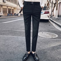 가바바 남성 캐주얼슬랙스 멋진 자수가 중앙에 새겨진 슬랙스 G18041