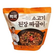 더본 백종원의 소고기 된장짜글이 400g x 4, 아이스팩 포장