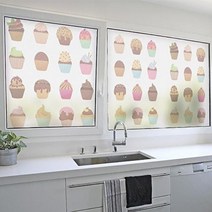 [천삼백케이] [꾸밈] pj819-종류별컵케이크글라스시트지, 단품