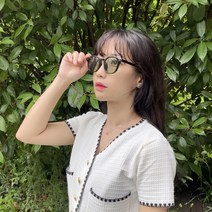 라피던트 July 뿔테 선글라스 컬러 틴트 렌즈 심플 베이직 디자인