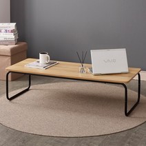 예다움 거실 소파 좌식 테이블 커피 티테이블 탁자 1200 좌식식탁 좌탁, 예다움 뉴캐슬 커피테이블 1200x480/블랙