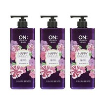 온더바디 해피 브리즈 퍼퓸 바디워시 꽃향, 500g, 3개
