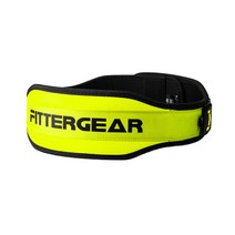 FitterGear 크로스핏 허리보호대 여성 헬스 벨트 스쿼트 웨이트 리프팅, 형광개