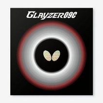 [그레이저09C] 버터플라이 탁구러버 탁구라바 BUTTERFLY GLAYZER09C, 빨강