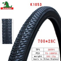 MTB 타이어 KENDA 자전거 타이어 26 인치 60TPI MTB 산악 700C * 38C 도로, 02 700X28C  30TPI