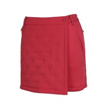 볼빅 여성 골프 패딩치마 랩 프론트 구스다운 큐롯 스커트 VLCUJA06-RE