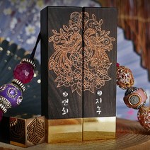 수제인감도장 황동 흑단목 직인 제작 아기 개인 법인 외국인 선물 제작 월조부부 1쌍, 07_[추가]프리미엄태슬(레드C)(1쌍)옵션