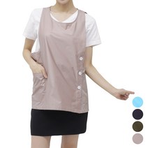 얇은 원피스 앞치마 요양보호사 복지사 단체복 VAE255, VAE255 퍼플L, 1개