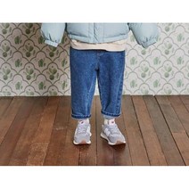 리틀콜리 겨울코이데님 진청 유아겨울바지 아동겨울바지 아동겨울청바지 아동기모바지 아동기모청바지 등원룩 어린이집등원룩