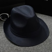아너햇 모직 린넨 클래식 짧은챙 신사 모자 페도라 중절모