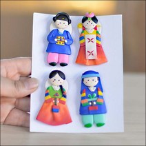 E005/냉장고자석/외국인선물/민속인형/피규어/인형, 색상및타입은선택불가임의배송합니다