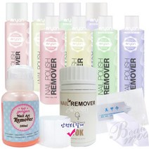 폴리쉬 리무버 톡리무버 네일리무버 500ml 200ml 120ml 엔리안 젤와이퍼 화장솜 리무버 아세톤, 엔리안(용기랜덤)/멜론/500ml