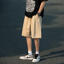 SMOPIG 여름 남성 시티보이 트렌드 코디 캐주얼 반바지