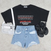 [인기! 데일리룩] 빈센트 반팔티