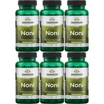 스완슨 Swanson Noni 노니 500mg 60정 6병, x, 1개