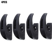 샤오미킥보드 1/2/3/4PCS 스쿠터 프론트 후크 샤오미 Mijia M365 프로 전기 스케이트 보드 스토리지 행거 부품 액세서리, [12] 4PCS Black, 12 4PCS Black