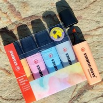 스타빌로 보스 오리지널 형광펜-파스텔컬러 4색 C세트 _ 20230125EA, 쿠팡 본상품선택, 쿠팡 본상품선택