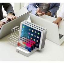 Soopii 6포트 LED 고속 멀티충전기 CS60, white, 1개