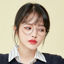 멜라크메 남자 여자 동글이 라운드 안경 골드블랙 안경테
