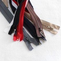 100cm) 플라스틱 점퍼지퍼 9color 잠바지퍼 고급 비슬론지퍼 부자재 홈패션 홈즈패브릭, 베이지