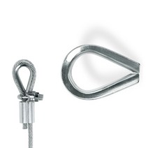 스텐와이어로프 고리 보호대 심블 1개 SUS304 팀블 M2