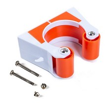 자전거 보관대 받침대 벽 주차 후크 mtb 도로 교수형 버클 보관 타이어 클립 내구성, mtb 오렌지