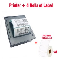 레이저각인 라벨프린터 열전사 병렬 라벨 영수증 바코드 프린터 임베디드 스티커 Pos 미니 12V2A 2057mm Wi, 02 printer 4 label A