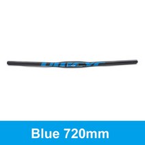 자전거 핸들바 손잡이 드롭바 라이저바 중국 ULLICYC 유명 브랜드 Ullicyc 탄소 MTB 핸들 바 평면 또는 상승 31.8*580/600/620/640/660/680/700, Blue-flat-720mm