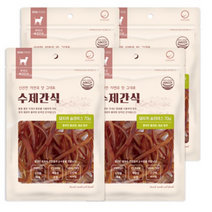 굿데이 강아지 수제간식 70g, 16개, 돼지귀 슬라이스