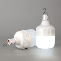 스티로폼아이스박스 스치로폼 상자 미니 냉장고 휴대용 비상 조명 후크 야외 USB 충전식 모바일 LED 램프 전구 낚시 캠핑 파티오 베란다 정원, [04] 100W