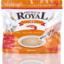 프리미엄로얄스틱 5종 10g 대용량 (50p 100p)짜먹이는 고양이 간식, 대용량 10g x 50개입, 프리미엄로얄 스틱 새우 50개입