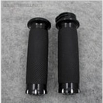 할리부품 할리데이비슨 1인용 25mm 블랙 오토바이 부품 cnc 핸들 바 핸드 그립 할리 투어링 dyna softail custom sportster 883 1200 xl호환, 어번