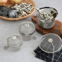 18-8 고급 스텐 거름망 멸치망 육수망, 1개, 6.5cm