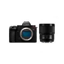 Panasonic LUMIX S5II 미러리세스 카메라 24.2위상 하이브리드 AF 새로운 액티브 I.S가 적용된 MP 풀프레임. 기술 무제한 4:2:2 10비트 레코딩 DC-S5, 바디_85mm F1.8 포함