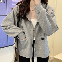 20대 30대 데일리 여행 주머니레터 커플집업 후드집업 맨투맨 캐주얼 예쁜 룩 봄가을 편안한 데이트