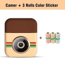 롤스크린블라인드 손쉬운설치 즉석 인쇄 미니 디지털 카메, Camera 3 Sticker 2