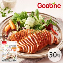 굽네 스파이시 훈제닭가슴살, 100g, 30팩