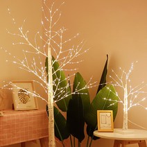 메이리앤 LED 자작나무 트리 스탠드형 무드등, 60cm