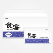 식객 물티슈 400매 박스 일매용 업소용 물티슈, 1박스