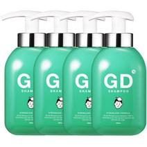 TS 지디GD/청 샴푸400g 두피/비듬케어 푸르티향 x4, TS 지디GD/청소년 샴푸400g 두피