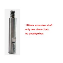 차량용 광택기 자동차 세차 연마 디테일링 용품 관리 폴리셔 로터리 폴리셔 익스텐션 샤프트 스테인레스 스틸 M14 자동차 관리용 MARFLO 폴리싱 액세서리 자동 디테일링 도구, 120mm 바