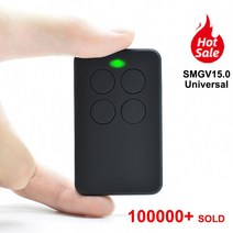 차단기 셔터 원격리모컨 차고 도어 원격 제어 게이트 4 in 1 280 - 868mhz 다중 주파수 자동 스캔 복사기 고정 롤링 코드 명령, 233블랙