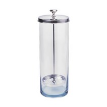 nail sterilizer 살롱 이발소 소독제 항아리 살균 용기 소독제 플라스틱 매니큐어 소독 컵 네일 아트 도구, 투명한