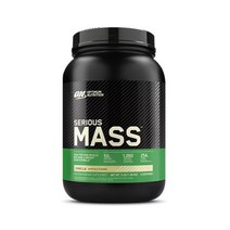 옵티멈 시리어스 매스 Serious Mass 바닐라 단백질 파우더 1.36kg 3lbs 215206, 1개