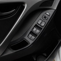 현대 아반떼MD 카본스티커 윈도우 센터페시아 송풍구, I TYPE (도어커버 패널), 03. 그레이카본 페브릭