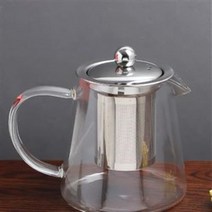 꽃차 유리티팟 찻주전자 내열유리티포트 다관 550ml