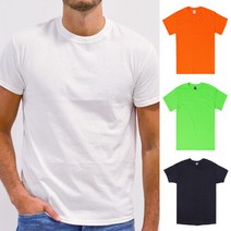 뉴욕트레이딩(연합) 길단 무지 반팔 티셔츠 USA 오버핏 5000