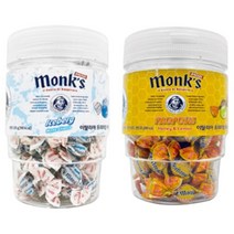 Monks 몽스 아이스버그 + 프로폴리스 캔디 100g 허브 목캔디 컵홀더형, 몽스프로폴리스캔디100g1개+아이스버그캔디100g1개